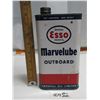 Esso Marvelube 1quart Outboard oil tin