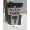 Image 1 : Texaco 1quart Outboard oil tin(full)