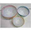 Image 2 : Set of 3 Colonial Band Fireking nesting bowls