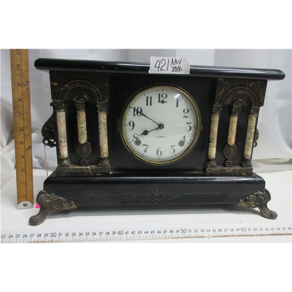 Gilbert Mantle Clock with Pendulm and key