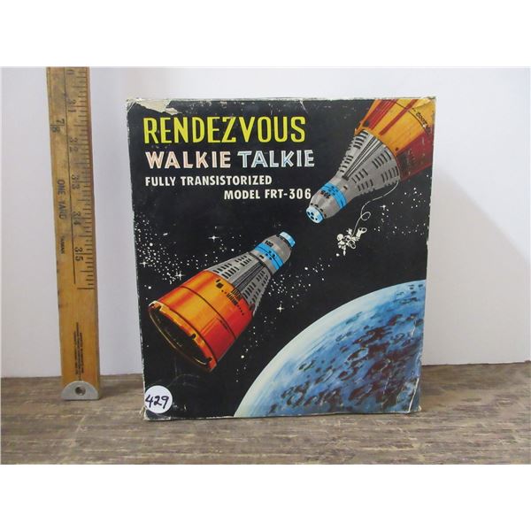 Rendezvous Space walkie talkies in original box( made in Japan)