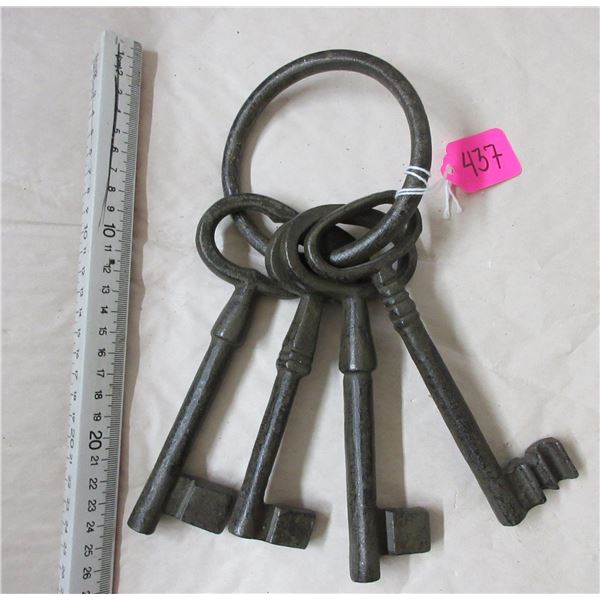 Ring of lq. Cast Iron Keys