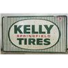 Image 1 : 5'x34" Metal Kelley Springfield Tires Advertising Sign