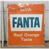 27"x31"Fanta Orange Metal Advertizing sign(Dated 1966_
