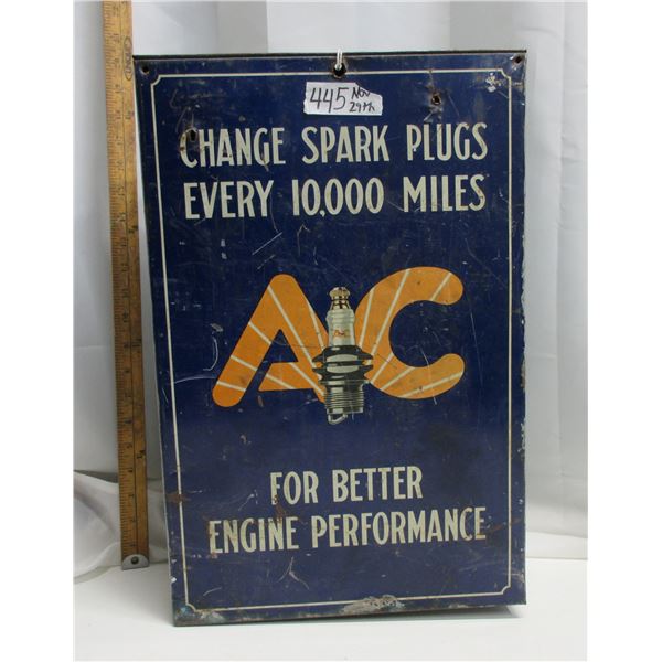 AC Spark Plug Service Station counter Display Cabinet