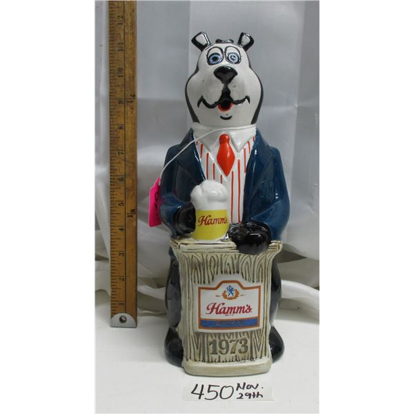 1973 Hamm's Beer advertising bottle