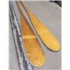 Image 3 : Pair of Vintage wooden canoe paddles