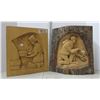Image 1 : 2 different Quebec Signed wood Carvings