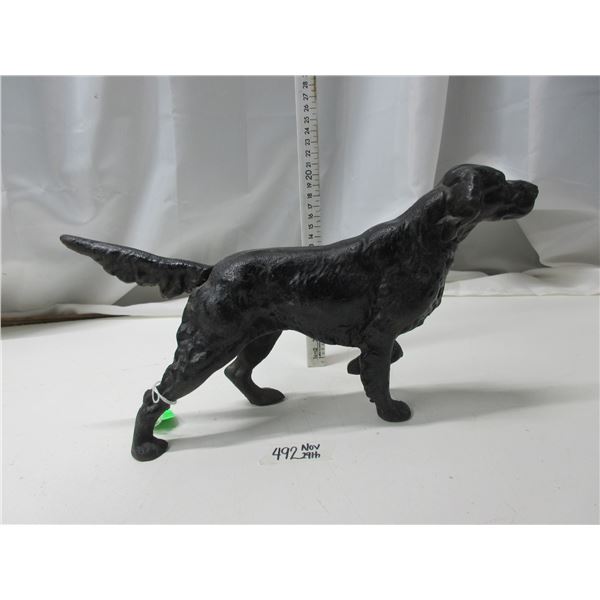 Cast iron Pointer Dog Vintage door stop