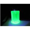 Image 1 : Green Depression Uranium Glass sugar shaker