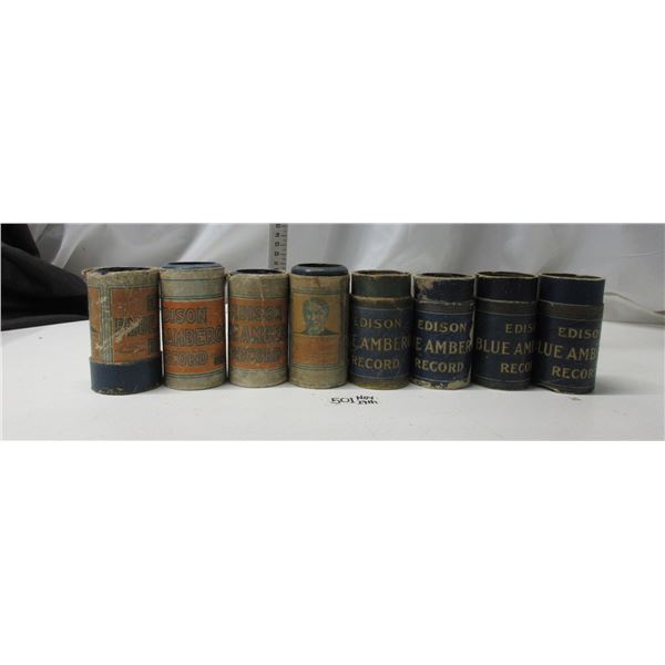8 Edison Cylinder Records