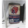 Image 2 : Small metal Red Indian Motor Oil Flange sign