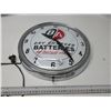 Image 2 : 15" round B/A Batteries electri advertising clock (working)