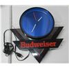 Image 4 : Budweiser Beer Light up Advertising clock
