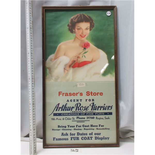 Fraser's store Regina, SK Advertising picture