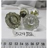 Image 2 : 2 sets of glass door knobs