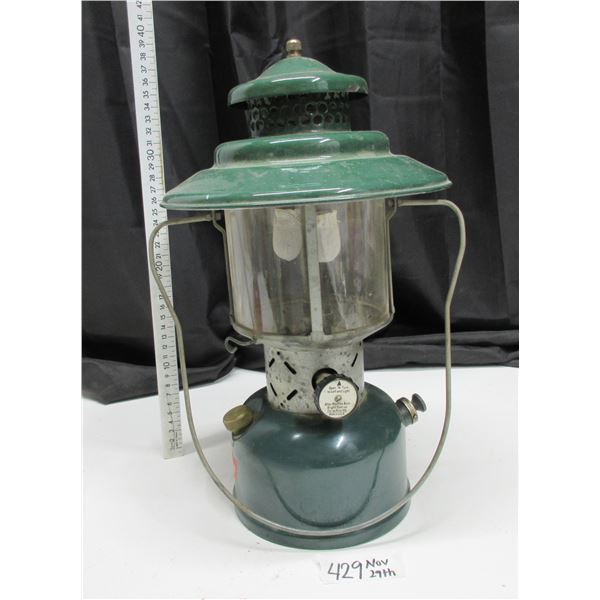 Coleman Model 228E BigHat 1957 Lantern with globes