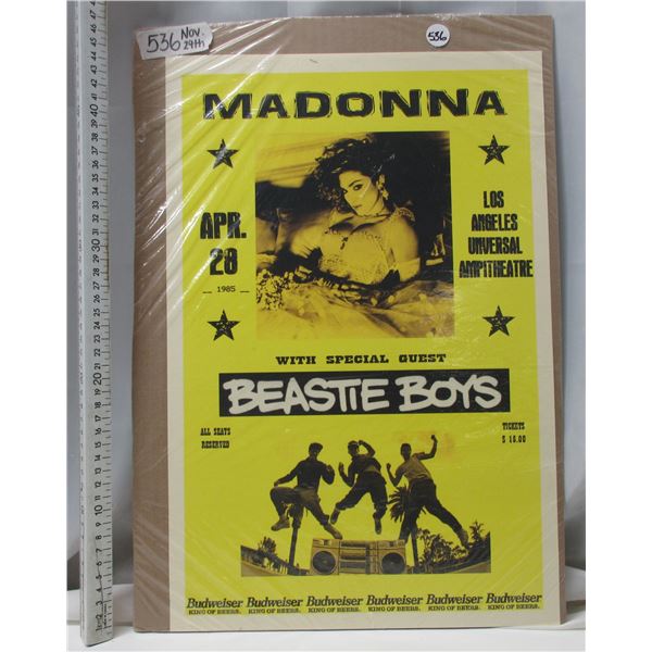 Madonna Concert Poster