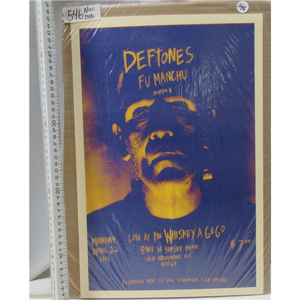 Deftones Concert poster (FU Manchu)