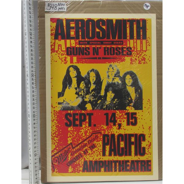 AEROSMITH Concert Poster