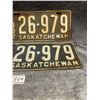 Image 3 : 1932 pair of Saskatchewan License Plates