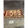 Image 3 : 1934 Saskatchewan License Plate
