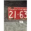 Image 2 : 1941 Saskatchewan License Plate