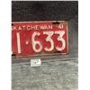 Image 3 : 1941 Saskatchewan License Plate