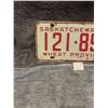 Image 2 : 1958 Saskatchewan License Plate