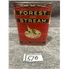 Image 2 : Forest and Stream pocket tobacco tin - 10 cent