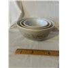 3pc Pyrex bowl set - 6", 7", 9" - Forest Fancies pattern