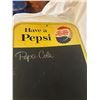 Image 2 : Pepsi tin menu board sign - 1960's, 30"x19"