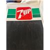 Image 2 : 7-Up tin menu board sign - 28"x20"