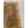 Image 2 : Red Indian war map - March 12/1940, very rare, 18"x20", should be framed