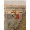 Image 7 : Red Indian war map - March 12/1940, very rare, 18"x20", should be framed
