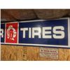 Image 2 : 2pc Cooper Tire tin sign - 140"x28" (11'8"x2'4")
