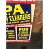 Image 6 : PA Dry Cleaners sign - on masonite, 36"x24"