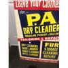 Image 7 : PA Dry Cleaners sign - on masonite, 36"x24"