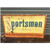Sportsman cigarette tin sign - 35"x59", from old general store