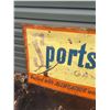 Image 4 : Sportsman cigarette tin sign - 35"x59", from old general store