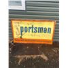 Image 5 : Sportsman cigarette tin sign - 35"x59", from old general store