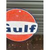 Image 4 : Gulf service station sign - tin, 38"H x 41"W