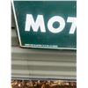 Image 3 : Quaker State motor oil 2-sided side walk sign - tin, sign is 29"x26"