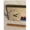 Image 2 : Co-op Dairy advertising clock - 18-1/2"x10", clock works, doesn't light up