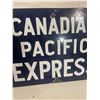 Image 3 : Canadian Pacific Express porcelain sign - original, 20"x13"