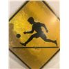 Image 4 : Children playing road sign - metal, 24"x24"