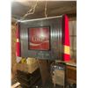 Image 2 : Coca-Cola swag lamp made from old soda fountain - some damage, 14"x15", works
