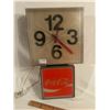 Image 5 : Coca-Cola diner clock - 20"x12", working