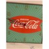 Image 4 : Coca-Cola vintage clock - fishtail logo, no front glass, working
