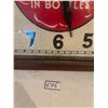 Image 3 : Coca-Cola clock - wooden frame, converted to battery, working, 1930's